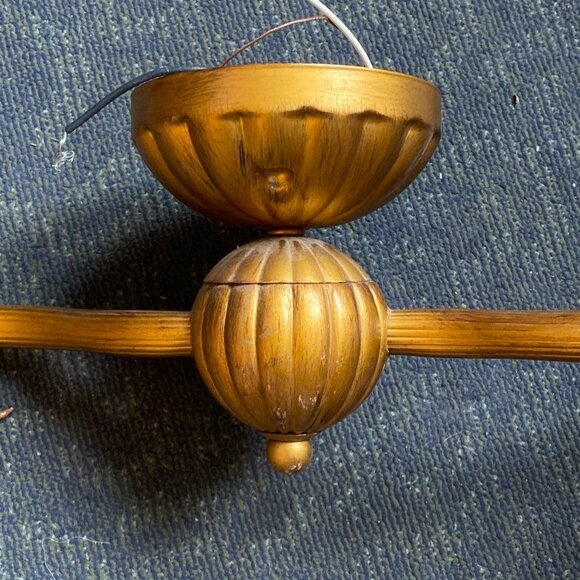 Vintage Traditional Style Flush Mount Track Light Fixture - Picture 7 of 9